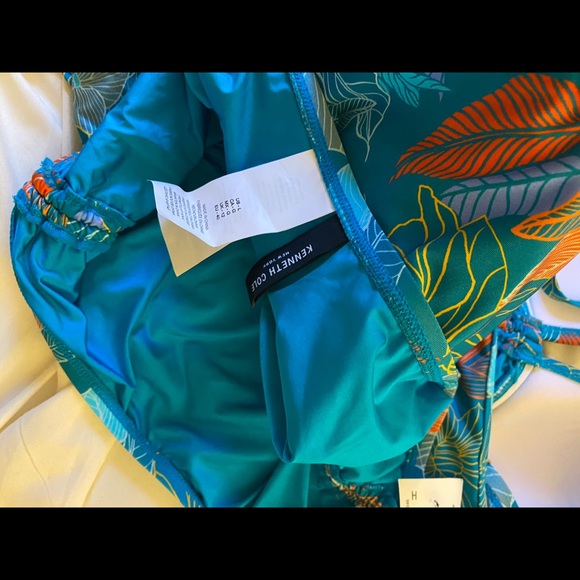 high waisted bikini two piece 36/B /C top Large - Picture 7 of 9